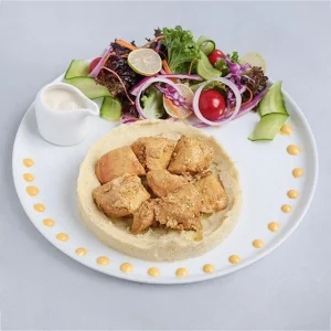 جوجه حوالی با پوره سیب زمینی